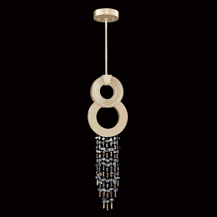 Fine Art Handcrafted Lighting Capri 11" Wide LED Crystal Mini Pendant - Image 2