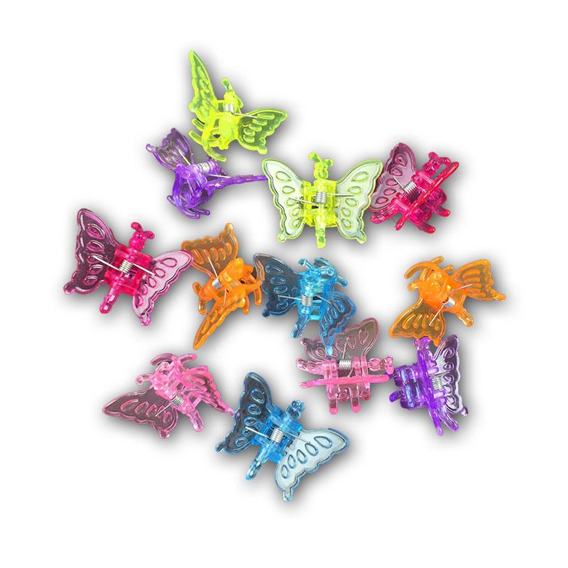 Butterfly Flower Clips - Dozen - Image 1