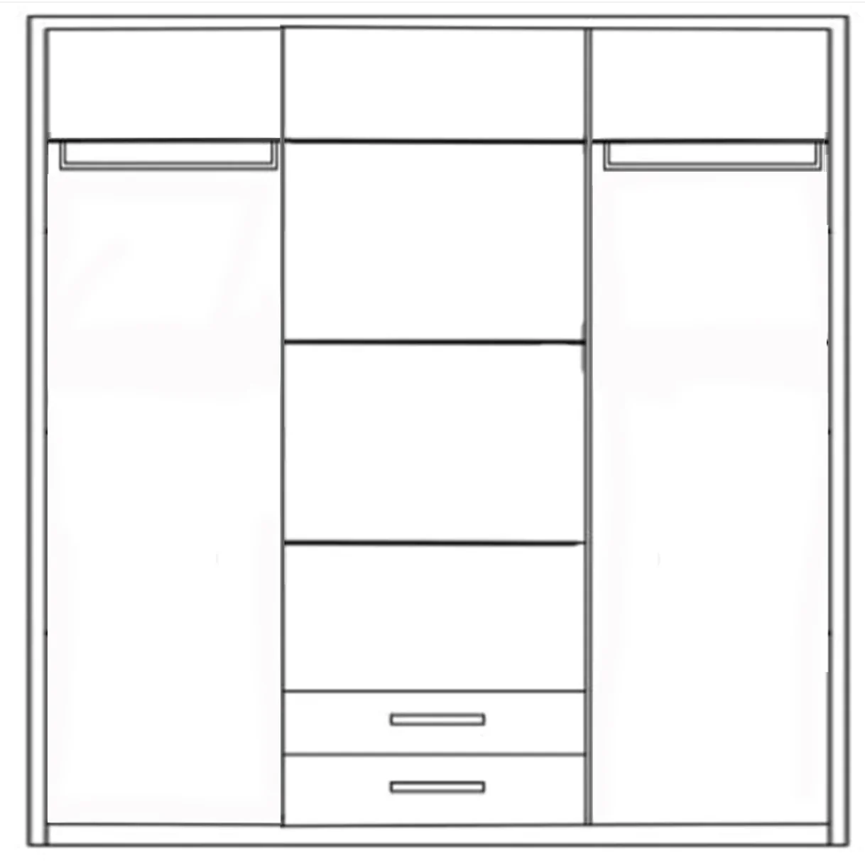 دولاب 200×180 سم- GMF16 - Image 2