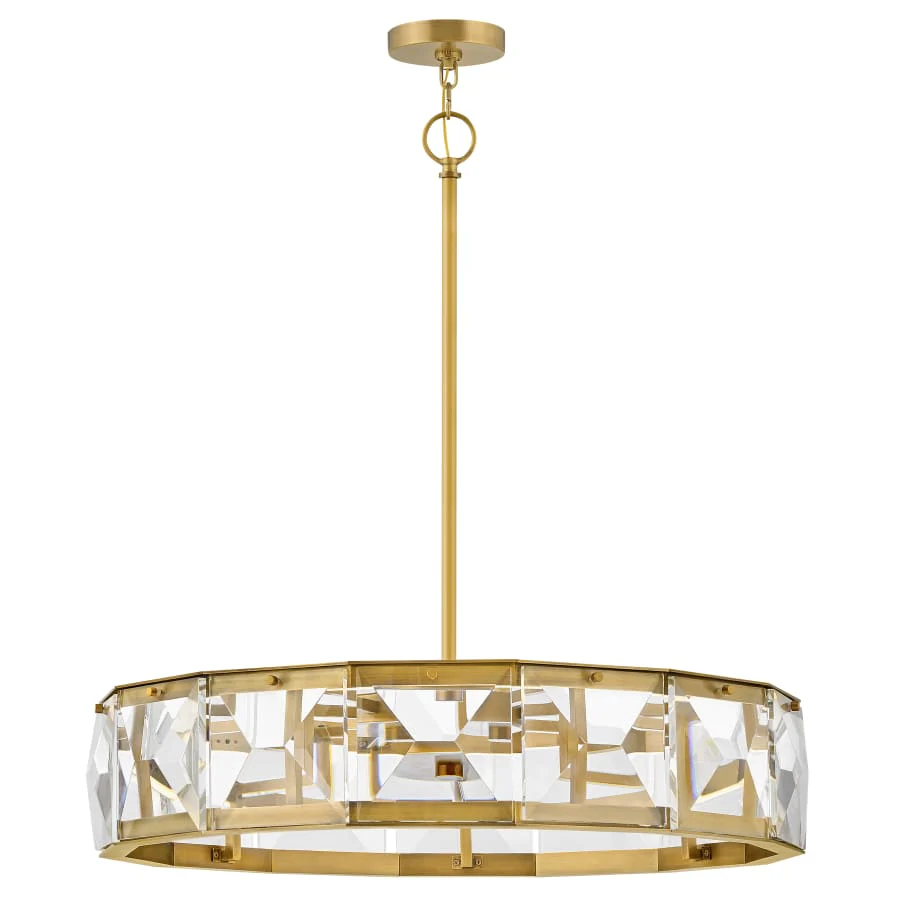 Fredrick Ramond Jolie 30" Wide LED Crystal Drum Chandelier - Image 3