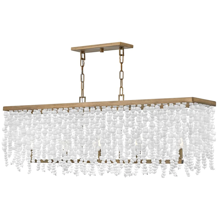 Fredrick Ramond Dune 5 Light 48" Wide Linear Chandelier - Image 2
