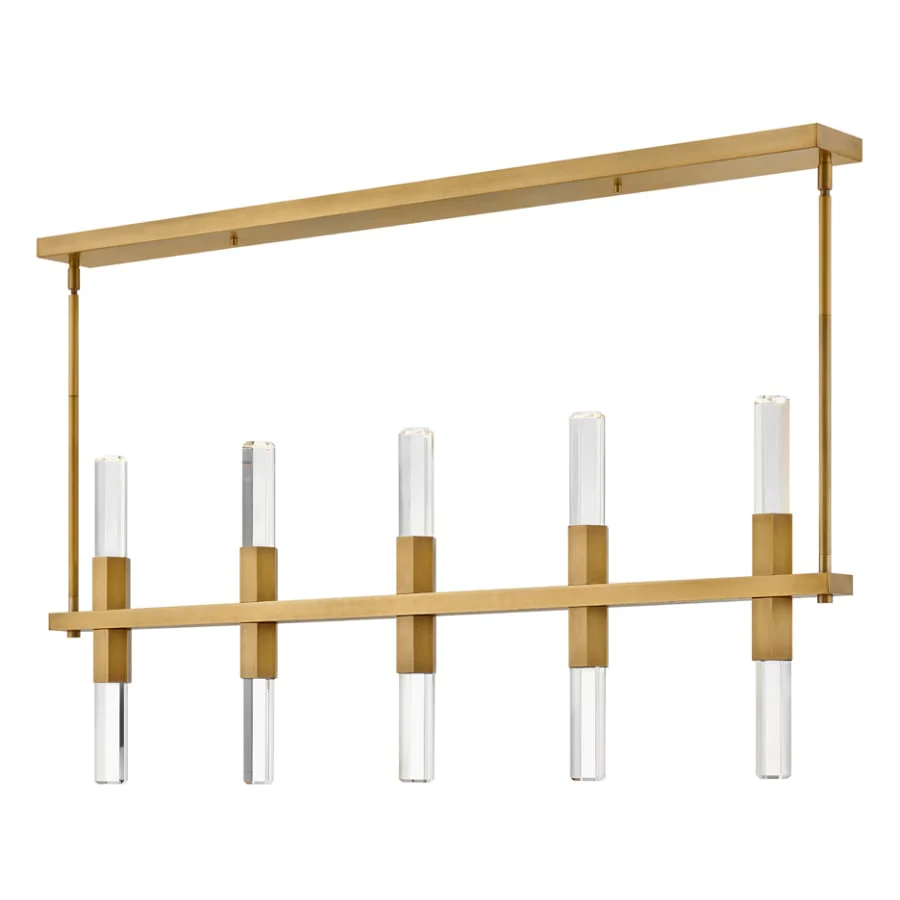 Fredrick Ramond Cecily 10 Light 54" Wide LED Linear Chandelier - Image 3