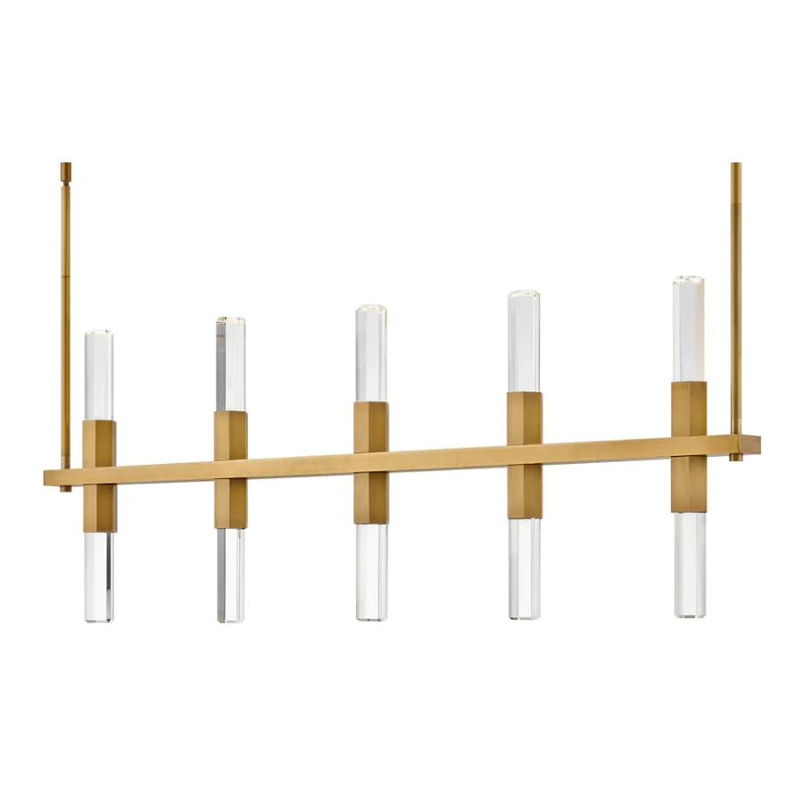 Fredrick Ramond Cecily 10 Light 54" Wide LED Linear Chandelier - Image 1