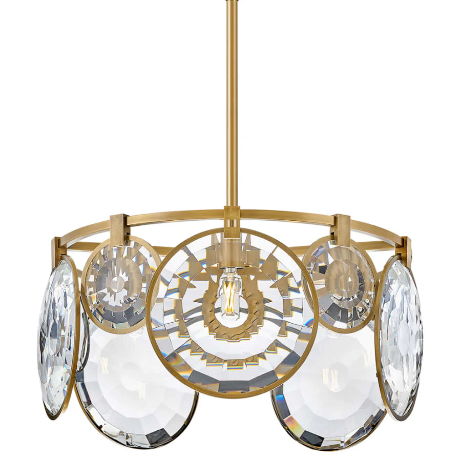 Fredrick Ramond Nala 5 Light 22" Wide Pendant / Semi-Flush Ceiling Fixture - Image 1