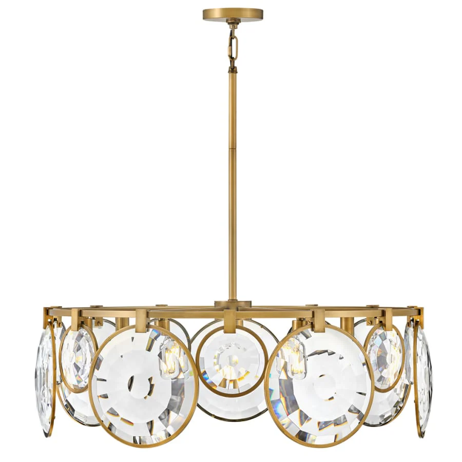 Fredrick Ramond Nala 7 Light 31" Wide Drum Pendant - Image 3