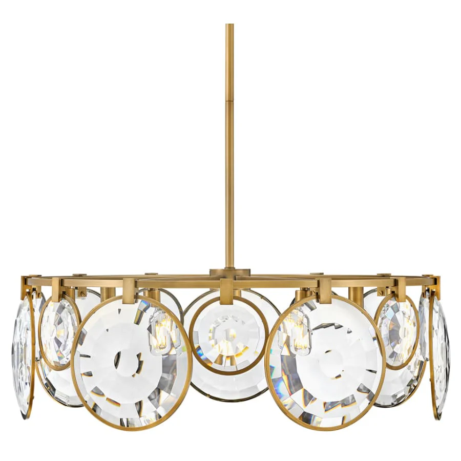 Fredrick Ramond Nala 7 Light 31" Wide Drum Pendant - Image 1