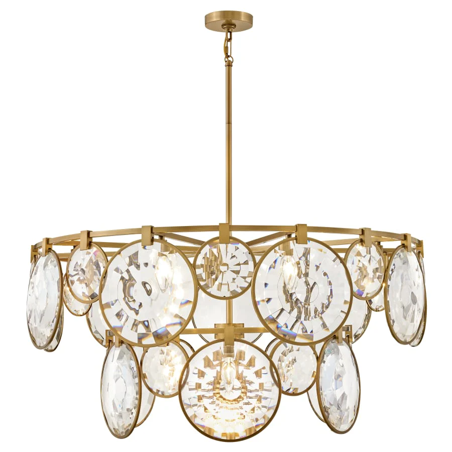 Fredrick Ramond Nala 15 Light 40" Wide Crystal Waterfall Chandelier - Image 3