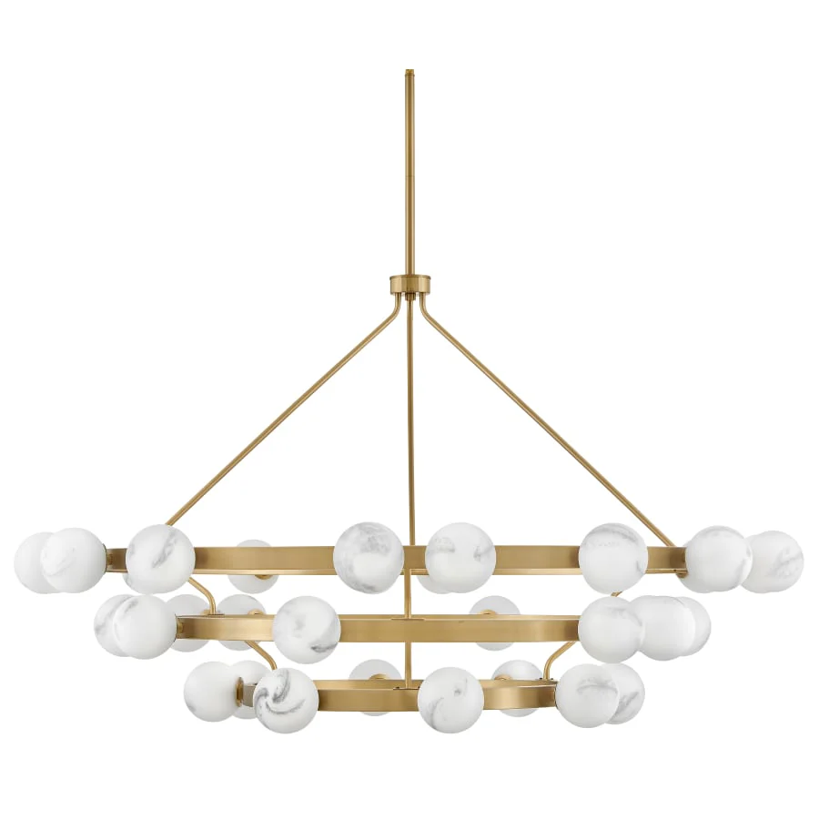 Fredrick Ramond Selene 36 Light 60" Wide Ring Chandelier - Image 1