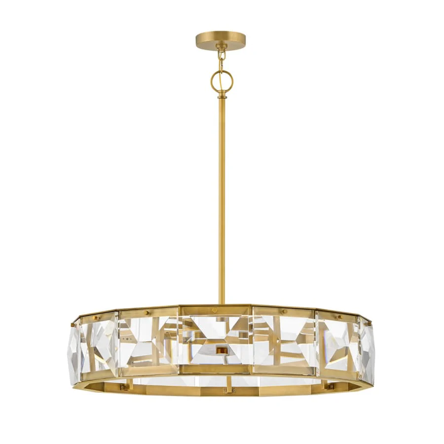 Fredrick Ramond Jolie 30" Wide LED Crystal Drum Chandelier - Image 2