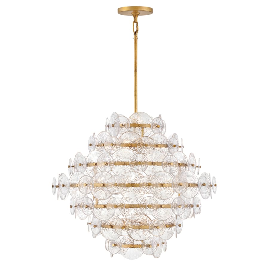 Fredrick Ramond Rene 16 Light 30" Wide Ring Chandelier - Image 2