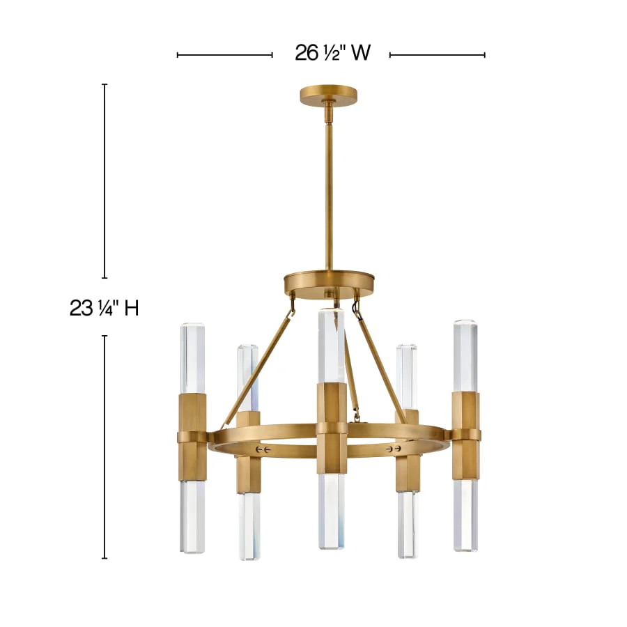 Fredrick Ramond Cecily 8 Light 27" Wide LED Ring Chandelier - Image 2