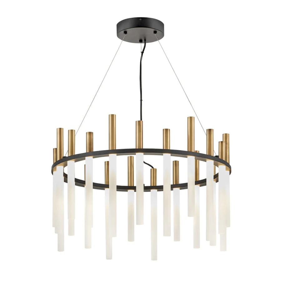 Fredrick Ramond Echo 20 Light 26" Wide LED Ring Chandelier - Image 1