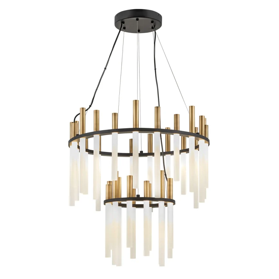 Fredrick Ramond Echo 32 Light 26" Wide LED Ring Chandelier - Image 1