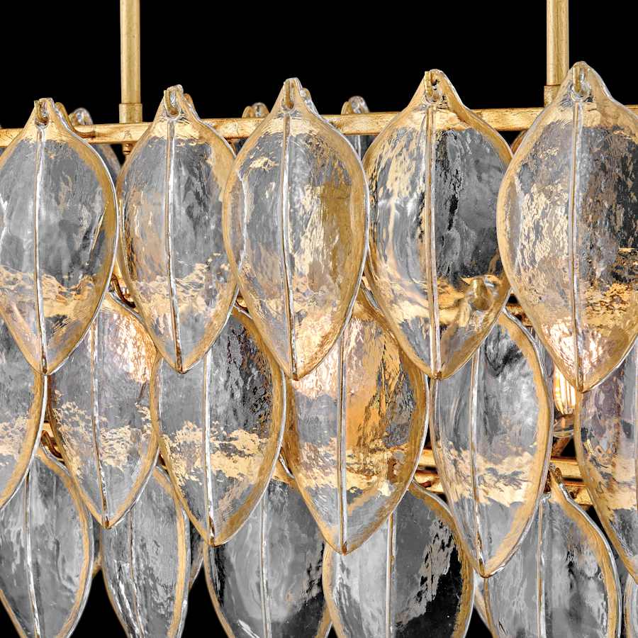 Fredrick Ramond Amira 5 Light 45" Wide Linear Chandelier - Image 3
