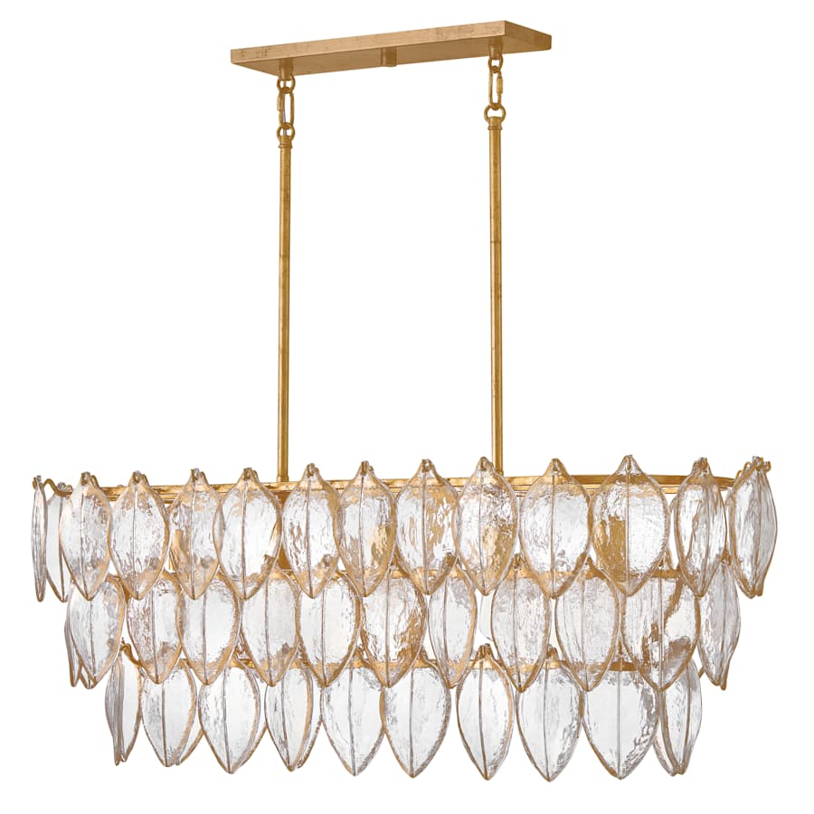 Fredrick Ramond Amira 5 Light 45" Wide Linear Chandelier - Image 2
