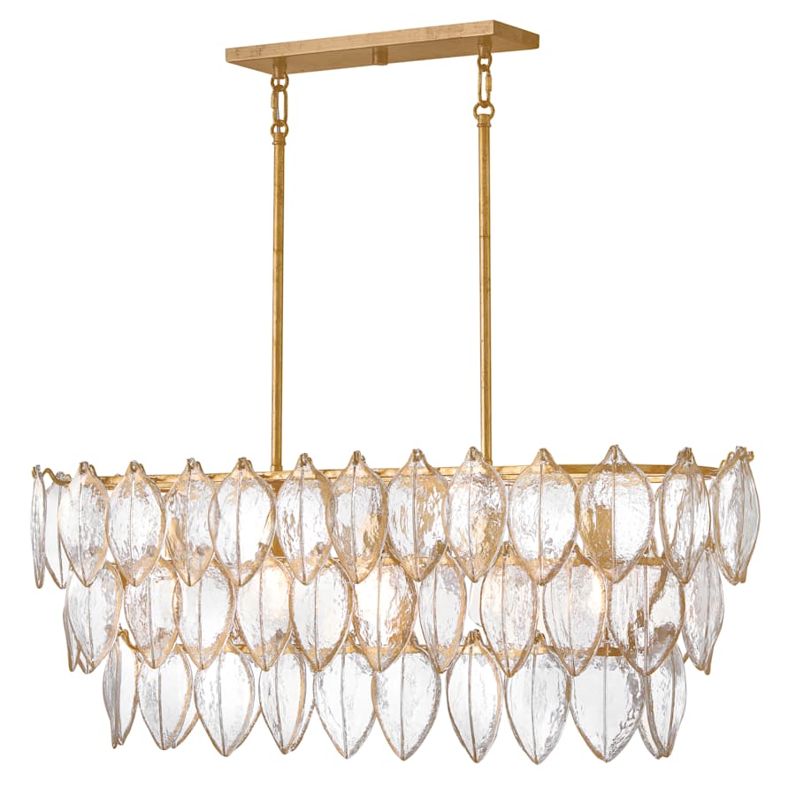 Fredrick Ramond Amira 5 Light 45" Wide Linear Chandelier - Image 1