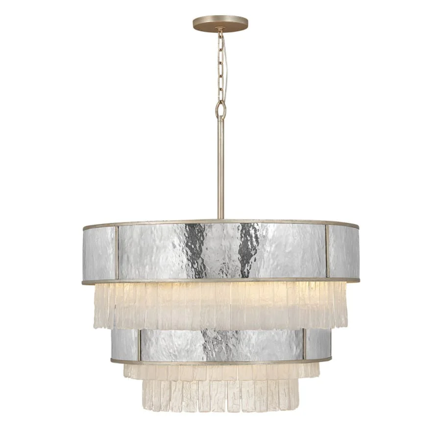 Fredrick Ramond Reverie 12 Light 32" Wide Waterfall Drum Chandelier - Image 1