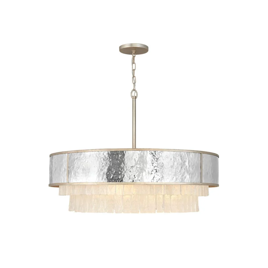 Fredrick Ramond Reverie 8 Light 36" Wide Crystal Drum Chandelier - Image 1