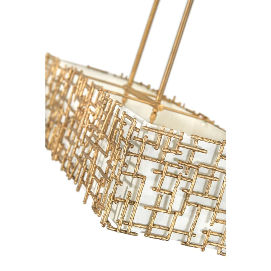 Fredrick Ramond Farrah 8 Light 48" Wide Linear Chandelier - Image 2