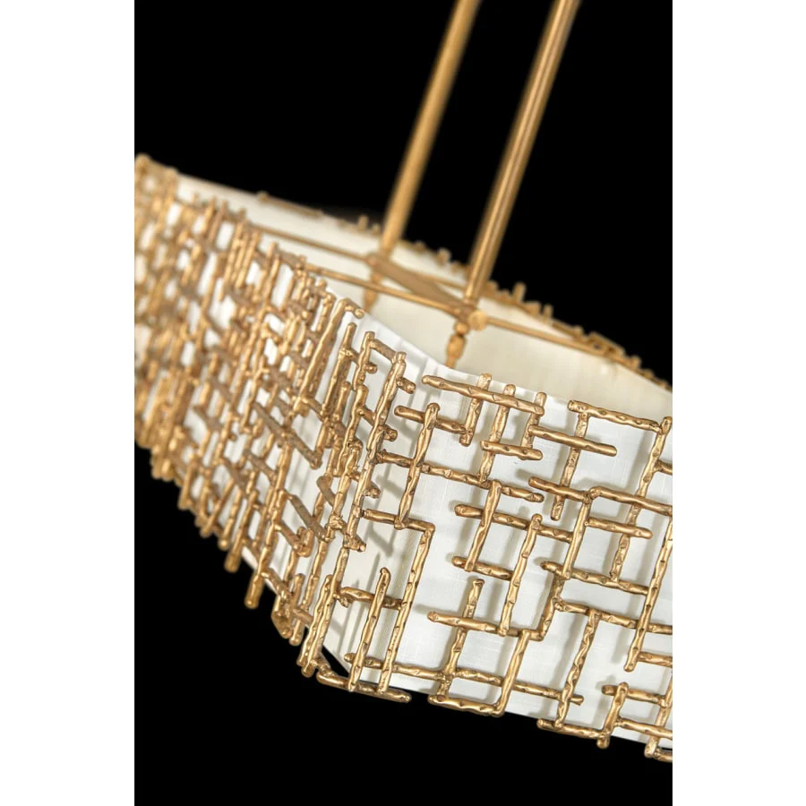 Fredrick Ramond Farrah 8 Light 48" Wide Linear Chandelier - Image 3