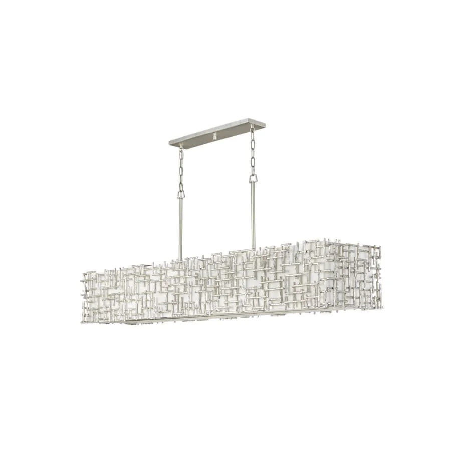 Fredrick Ramond Farrah 10 Light 60" Wide Linear Chandelier - Image 1