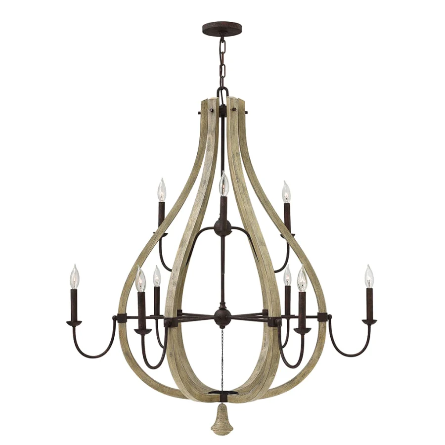 Fredrick Ramond 9 Light 2 Tier Chandelier from the Middlefield Collection - Image 1