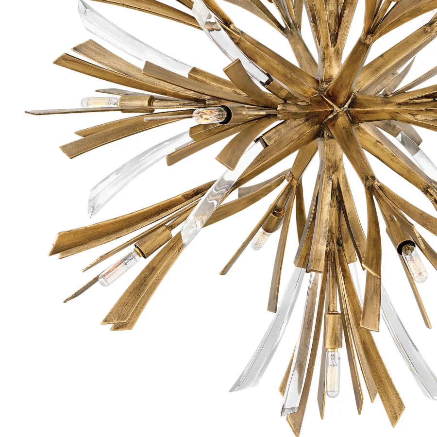 Fredrick Ramond Vida 13 Light 42" High Abstract Chandelier - Image 3