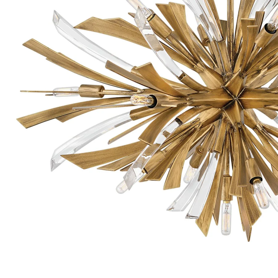 Fredrick Ramond Vida 13 Light 36" Wide Abstract Chandelier - Image 3