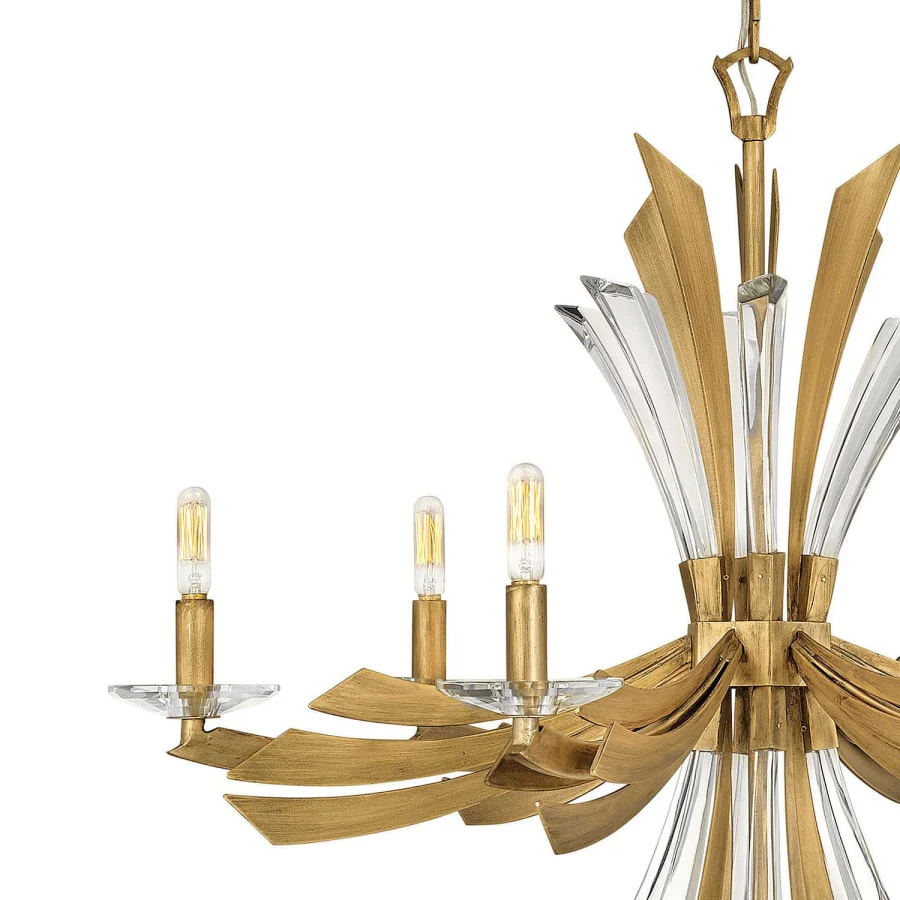 Fredrick Ramond Vida 6 Light 29" Wide Abstract Chandelier - Image 3