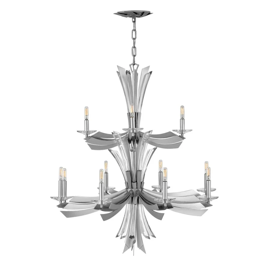 Fredrick Ramond Vida 12 Light 34" Wide Abstract Chandelier - Image 1