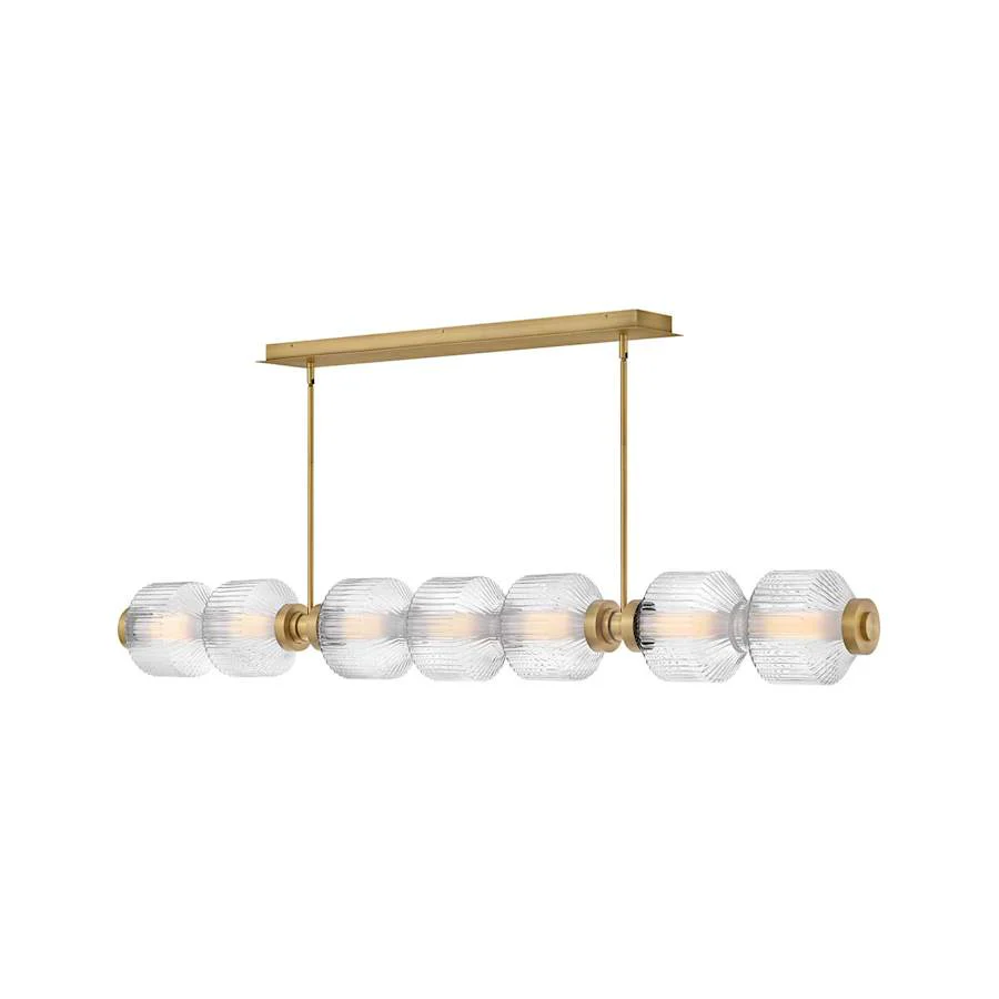 Fredrick Ramond Reign 70" Wide Linear Chandelier - Image 1