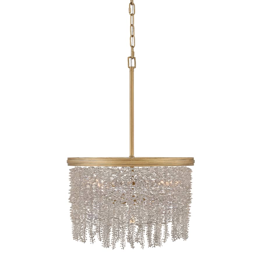 Fredrick Ramond Rubina 4 Light 18" Wide Semi-Flush Ceiling Fixture / Converts to Pendant - Image 1