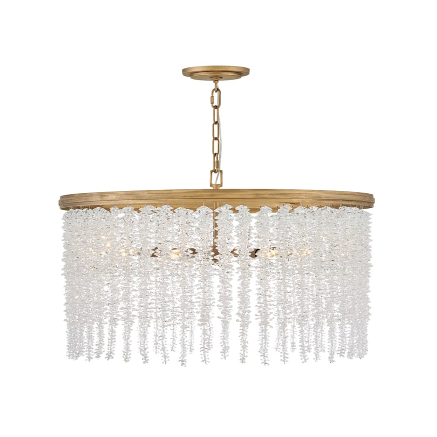 Fredrick Ramond Rubina 6 Light 30" Wide Crystal Drum Chandelier - Image 1