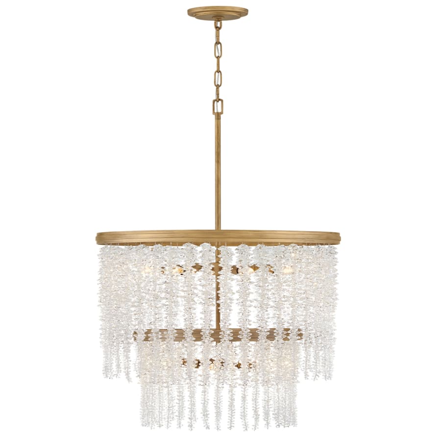 Fredrick Ramond Rubina 10 Light 26" Wide Crystal Waterfall Chandelier - Image 2