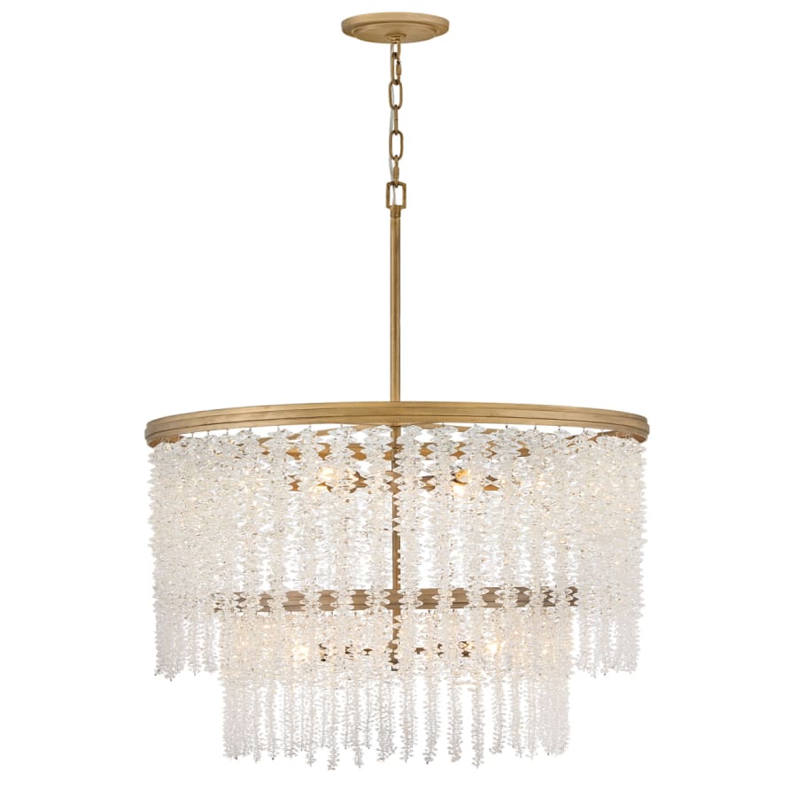 Fredrick Ramond Rubina 12 Light 30" Wide Crystal Waterfall Chandelier - Image 2