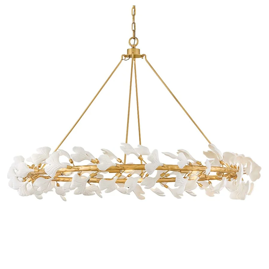 Fredrick Ramond Audra 8 Light 48" Wide Ring Chandelier - Image 1