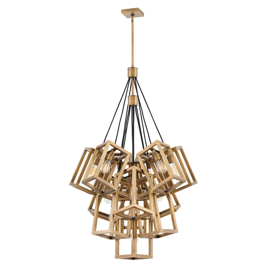 Fredrick Ramond Ensemble 13 Light 32-1/2" Wide Abstract Chandelier - Image 1