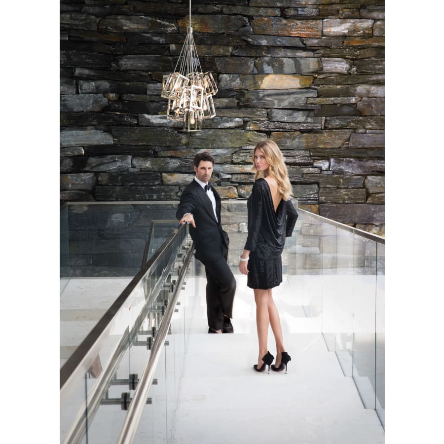 Fredrick Ramond 13 Light Large Foyer Pendant from the Ensemble Collection - Image 2