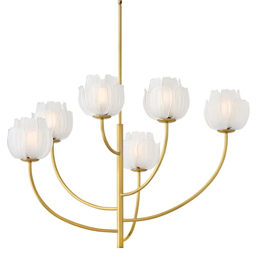 Fredrick Ramond Fantine 6 Light 32" Wide Chandelier - Image 1