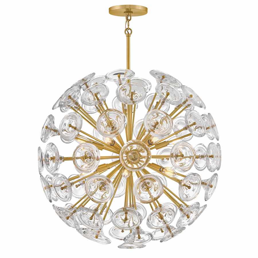 Fredrick Ramond Maya 12 Light 30" Wide Abstract Globe Chandelier - Image 3