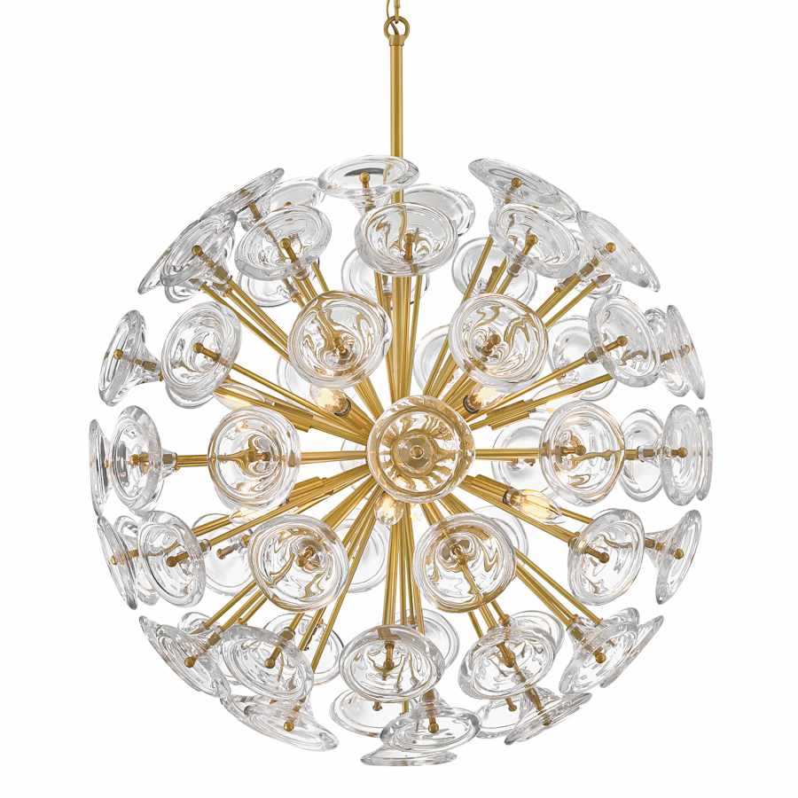 Fredrick Ramond Maya 12 Light 30" Wide Abstract Globe Chandelier - Image 1