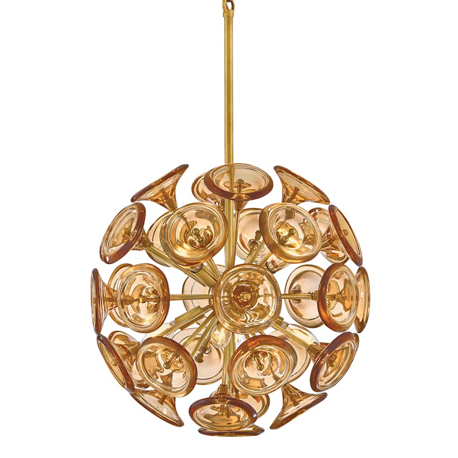Fredrick Ramond Maya 8 Light 20" Wide Pendant - Image 1