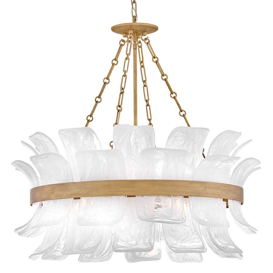 Fredrick Ramond Fleur 6 Light 34" Wide Drum Chandelier - Image 1