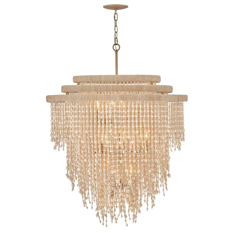 Fredrick Ramond Freya 17 Light 37" Wide Beaded Waterfall Chandelier - Image 2