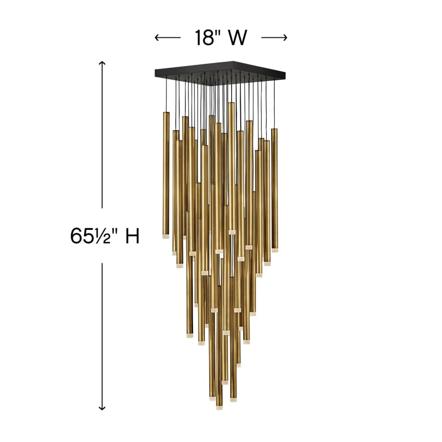 Fredrick Ramond Harmony 36 Light 18" Wide LED Multi Light Pendant - Image 3