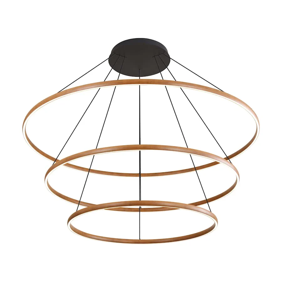 Golden Lighting Veritas 71" Wide Ring Chandelier - Image 2
