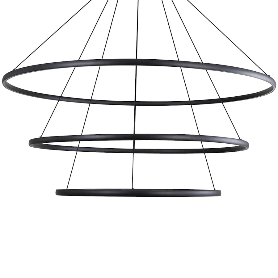 Golden Lighting Veritas 71" Wide Ring Chandelier - Image 1