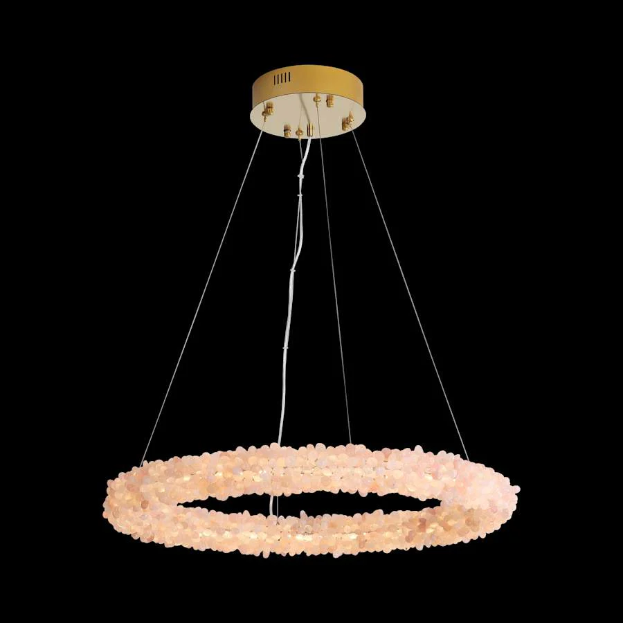 Golden Lighting Corallo 30" Wide Ring Chandelier - Image 2