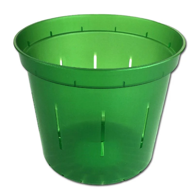 Growers Assortment of Green Emerald Slotted Orchid Pots - Image 2