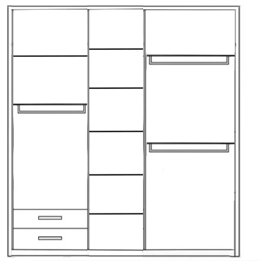 دولاب 240×240سم- HAM17 - Image 2